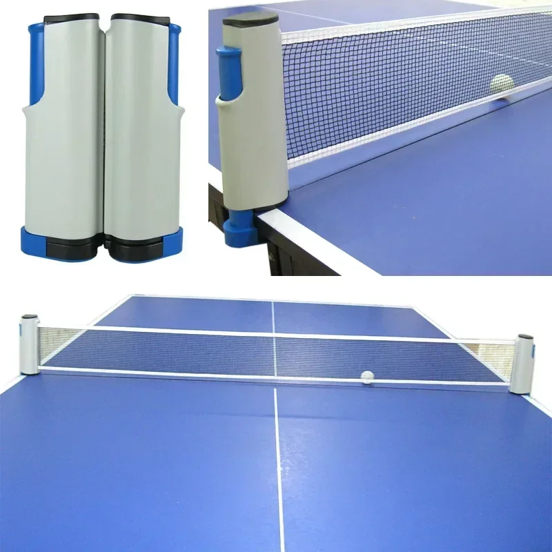 Table Tennis Barrier - 2024 Hot Tischtennisnetz überall einziehbares Rack