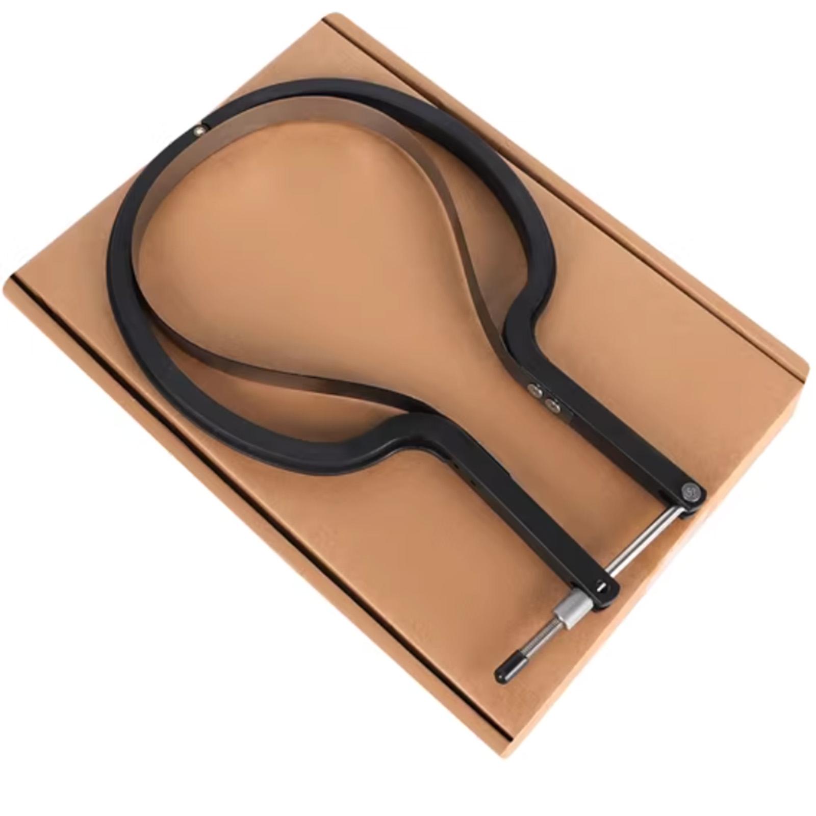 Table Tennis Blade - Tischtennis-Schneidewerkzeug mit gebogener Klinge, schwarzer Schlägerkanten-Trimmer,