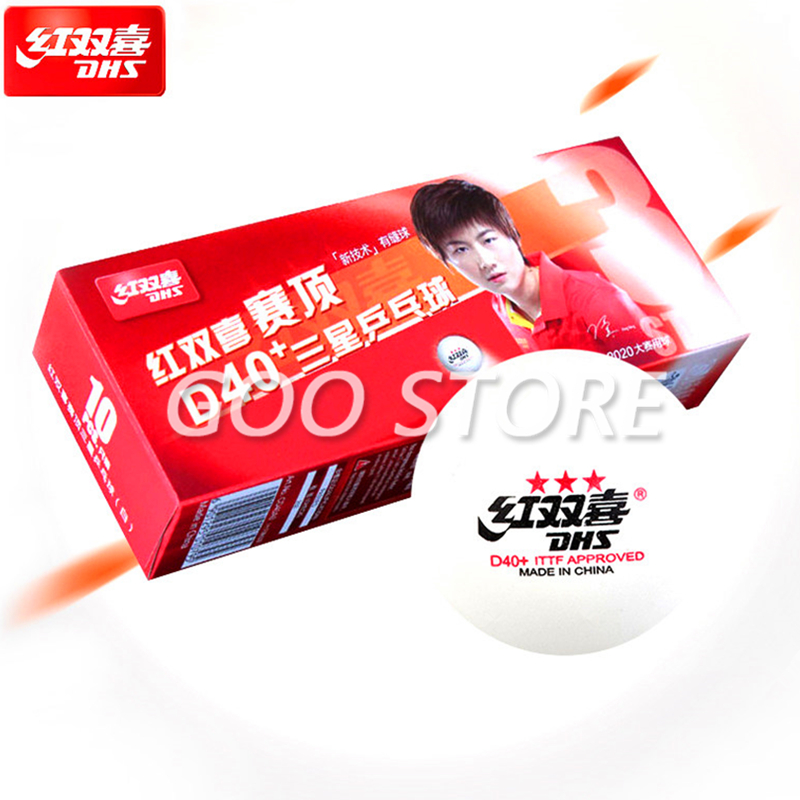Table Tennis Zlc - Dhs 3-Sterne d40 + Tischtennis bälle
