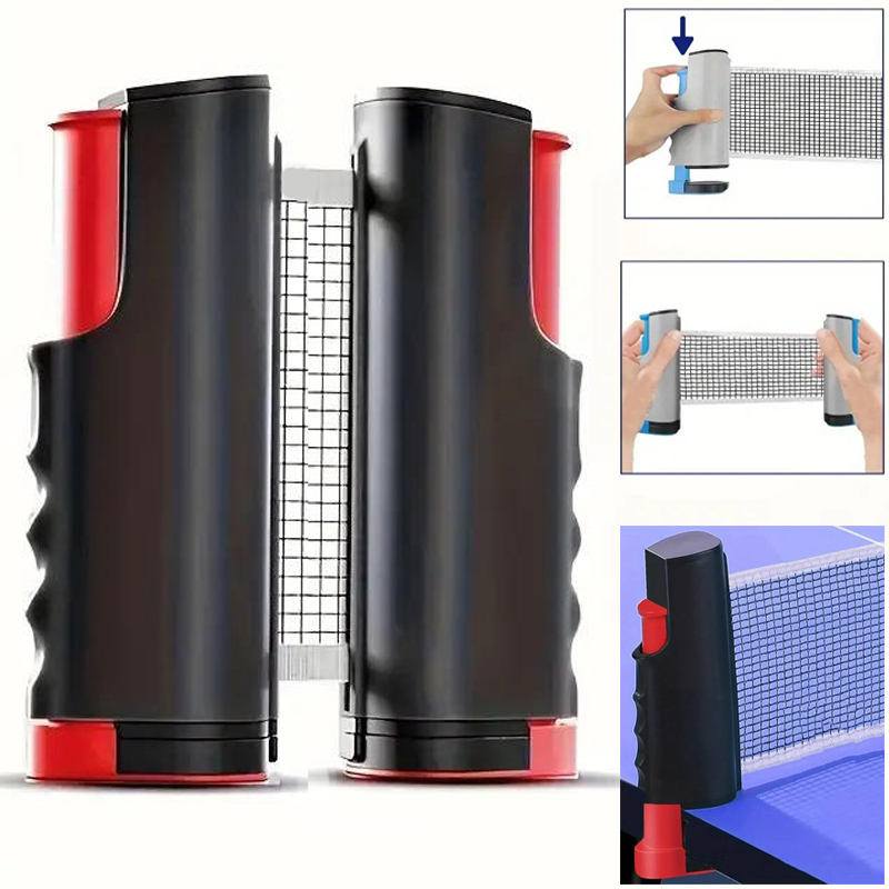 Table Tennis Barrier - 2026 Heißes, einziehbares Tischtennisnetz für unterwegs
