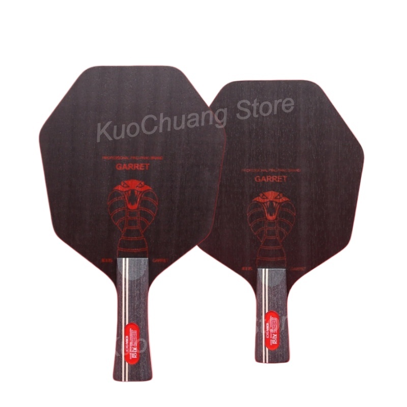Table Tennis Blade - Sechseckiges Tischtennisschlägerholz 5/7/9-lagiges Holz-Carbon-Ping-Pong-Schlägerholz Größerer Schlagflächeneinsatz
