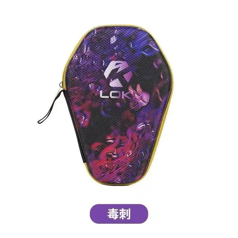 Table Tennis Backhand - LOKI Tischtennisschläger-Etui mit Drachenmuster Tragbare Schutzhülle