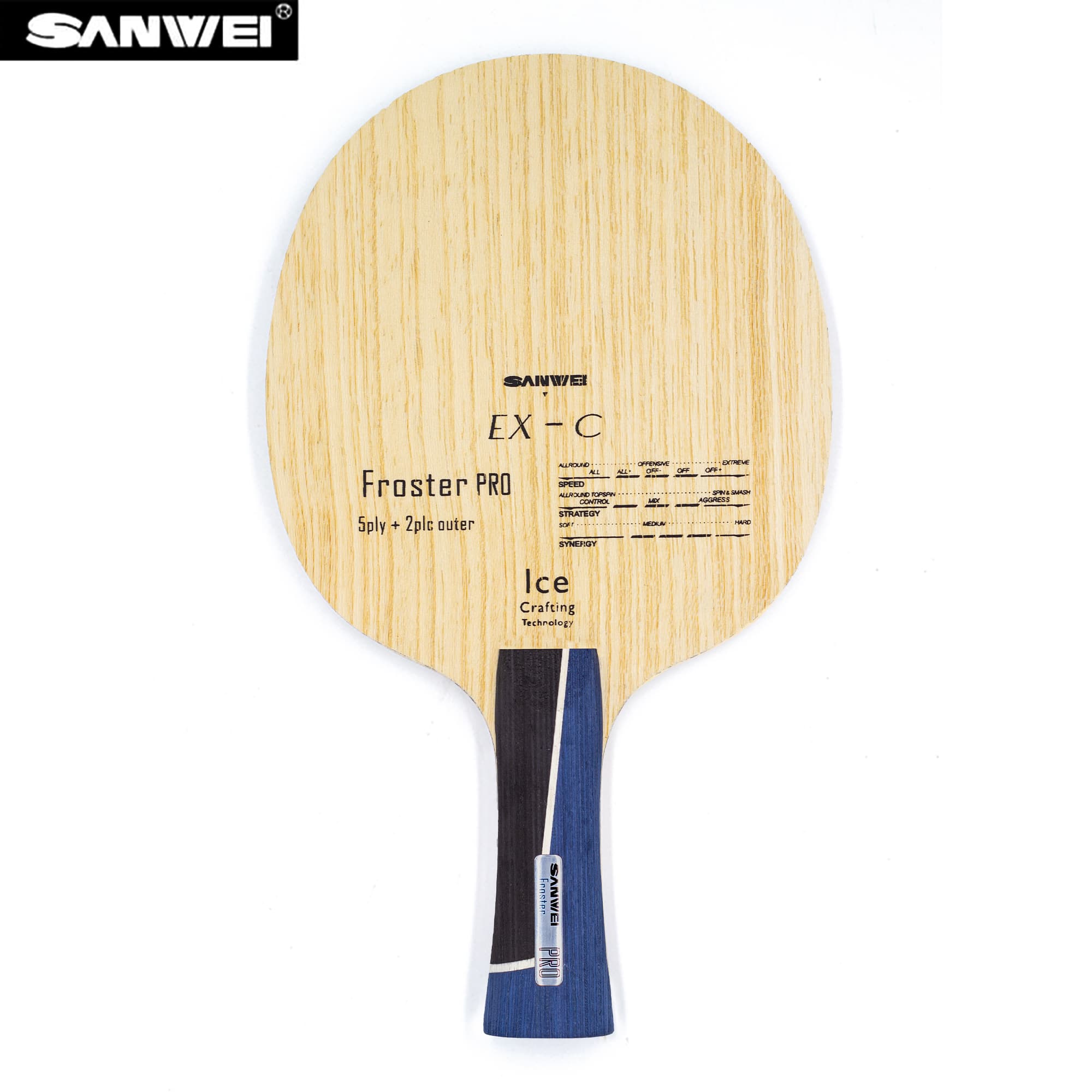 Table Tennis Blade - SANWEI ALC Tischtennis Blade Froster Pro