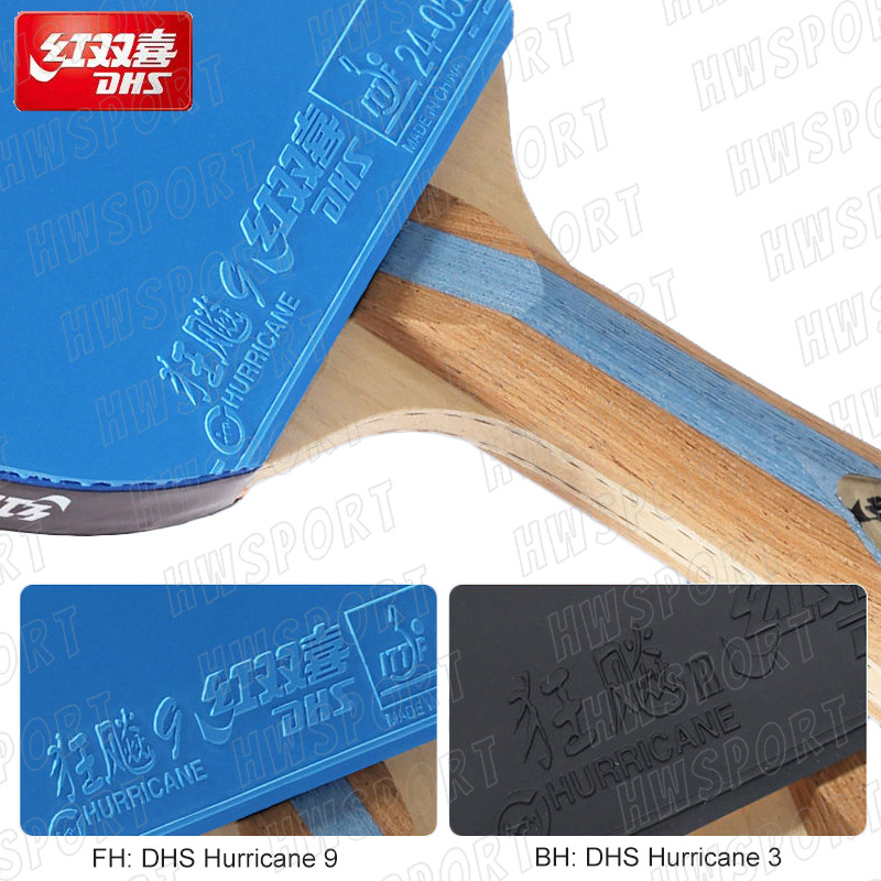 Dhs 6 Sterne Farbe Tischtennis – Table Tennis Backhand Bewertung und Preis