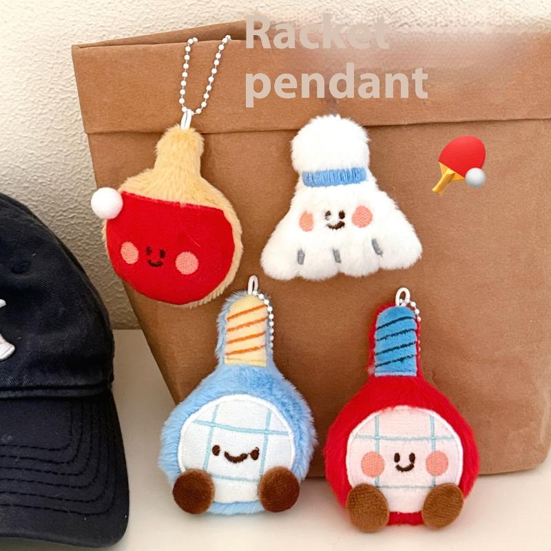 Neue Niedliche Cartoon-Plüschb – Table Tennis Keychain Bewertung und Preis