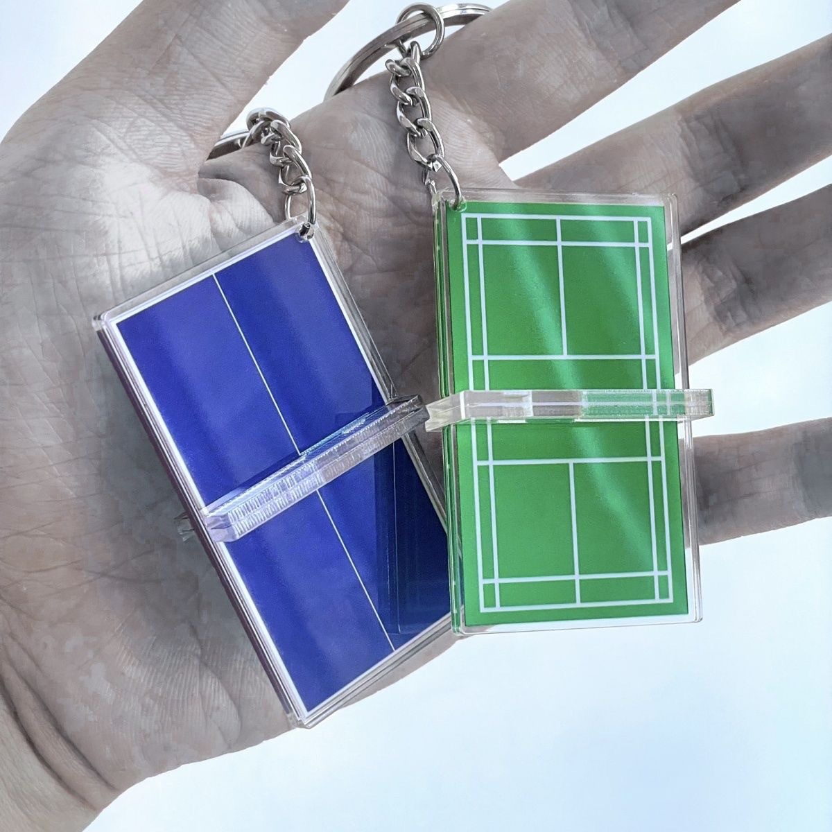 Acryl Badminton Tennis Schlüss – Table Tennis Keychain Bewertung und Preis