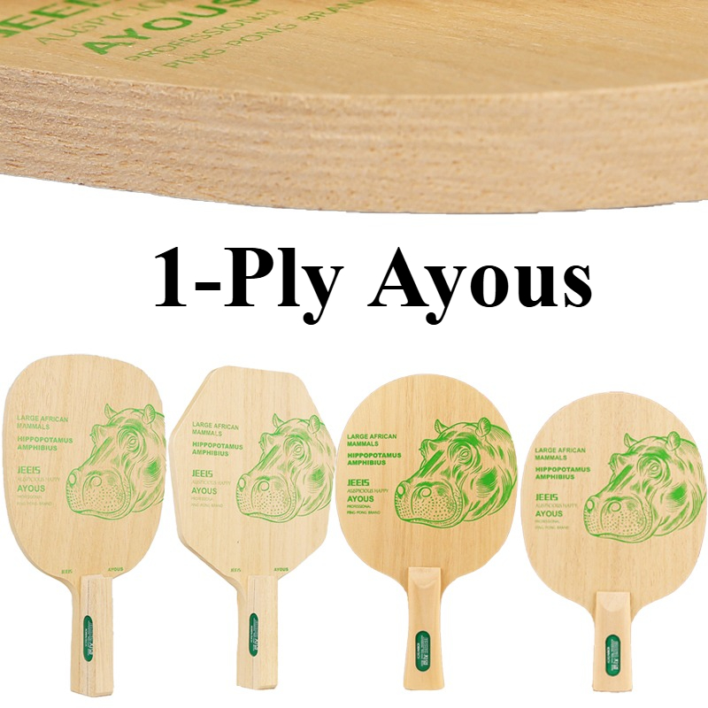 JEELS Green Hippo 1-lagiges Ay – Table Tennis Blade Bewertung und Preis
