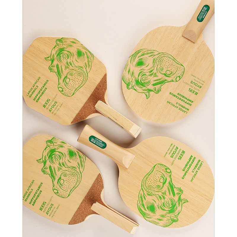 JEELS Green Hippo 1-lagiges Ay – Table Tennis Blade Bewertung und Preis