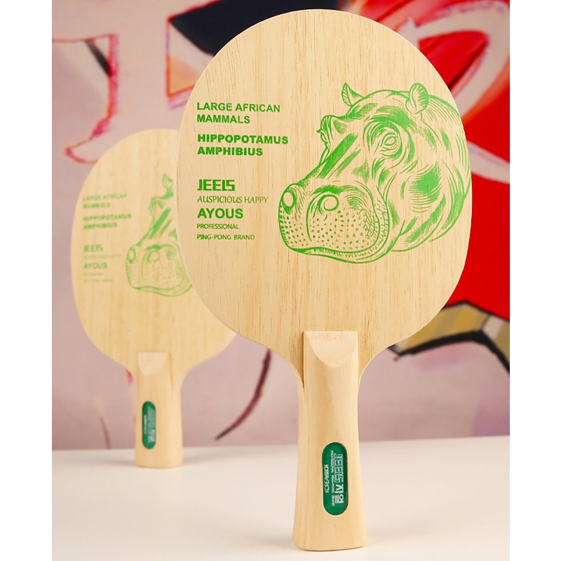 JEELS Green Hippo 1-lagiges Ay – Table Tennis Blade Bewertung und Preis