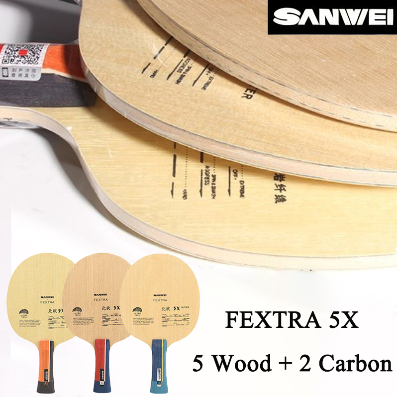 SANWEI FEXTRA 5X Tischtennissc – Table Tennis Blade Bewertung und Preis