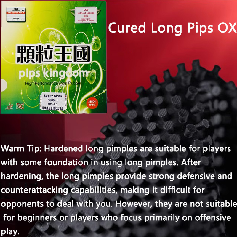 Ausgehärtete lange Pips OX Pin – Table Tennis Zlc Bewertung und Preis
