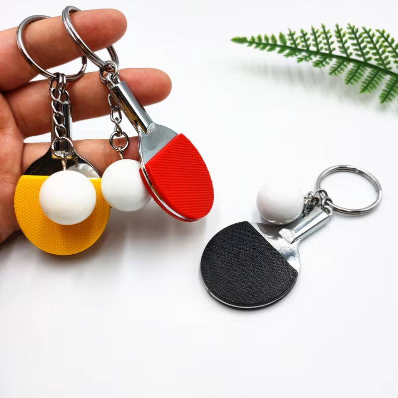 7 Farben niedliche Ping-Pong-S – Table Tennis Keychain Bewertung und Preis