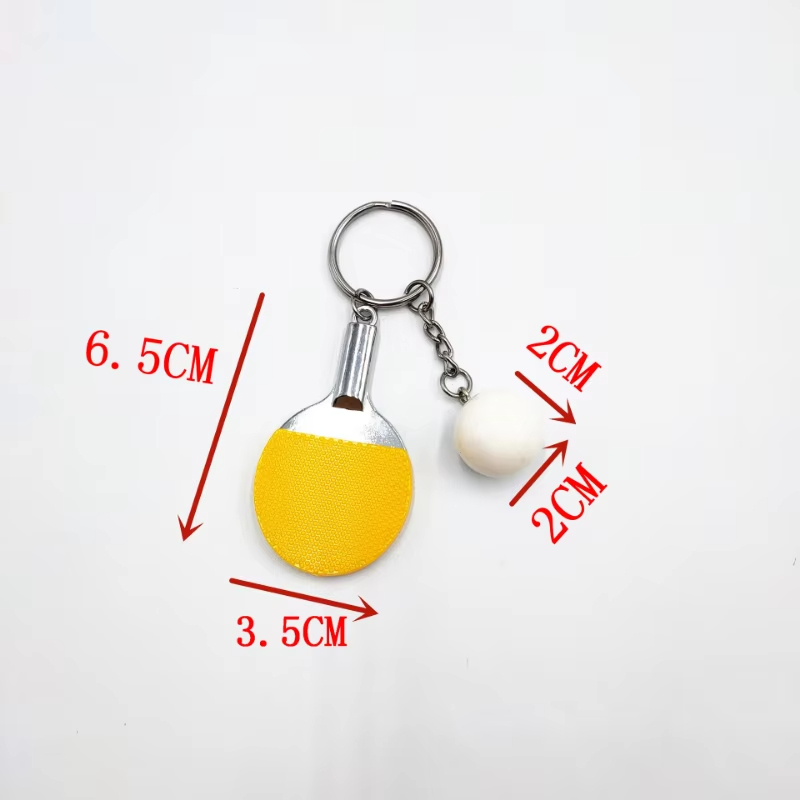 7 Farben niedliche Ping-Pong-S – Table Tennis Keychain Bewertung und Preis