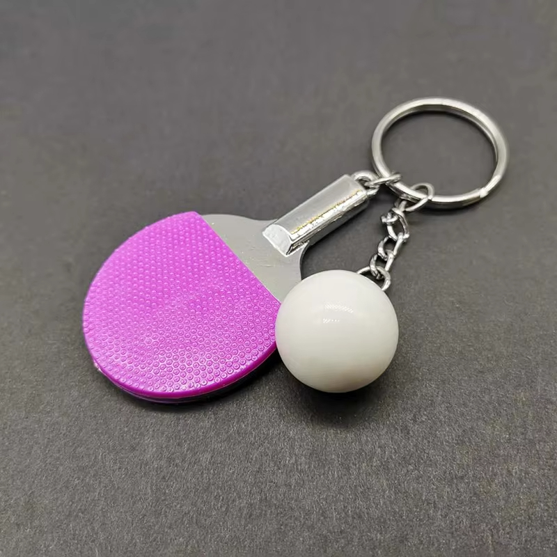 7 Farben niedliche Ping-Pong-S – Table Tennis Keychain Bewertung und Preis