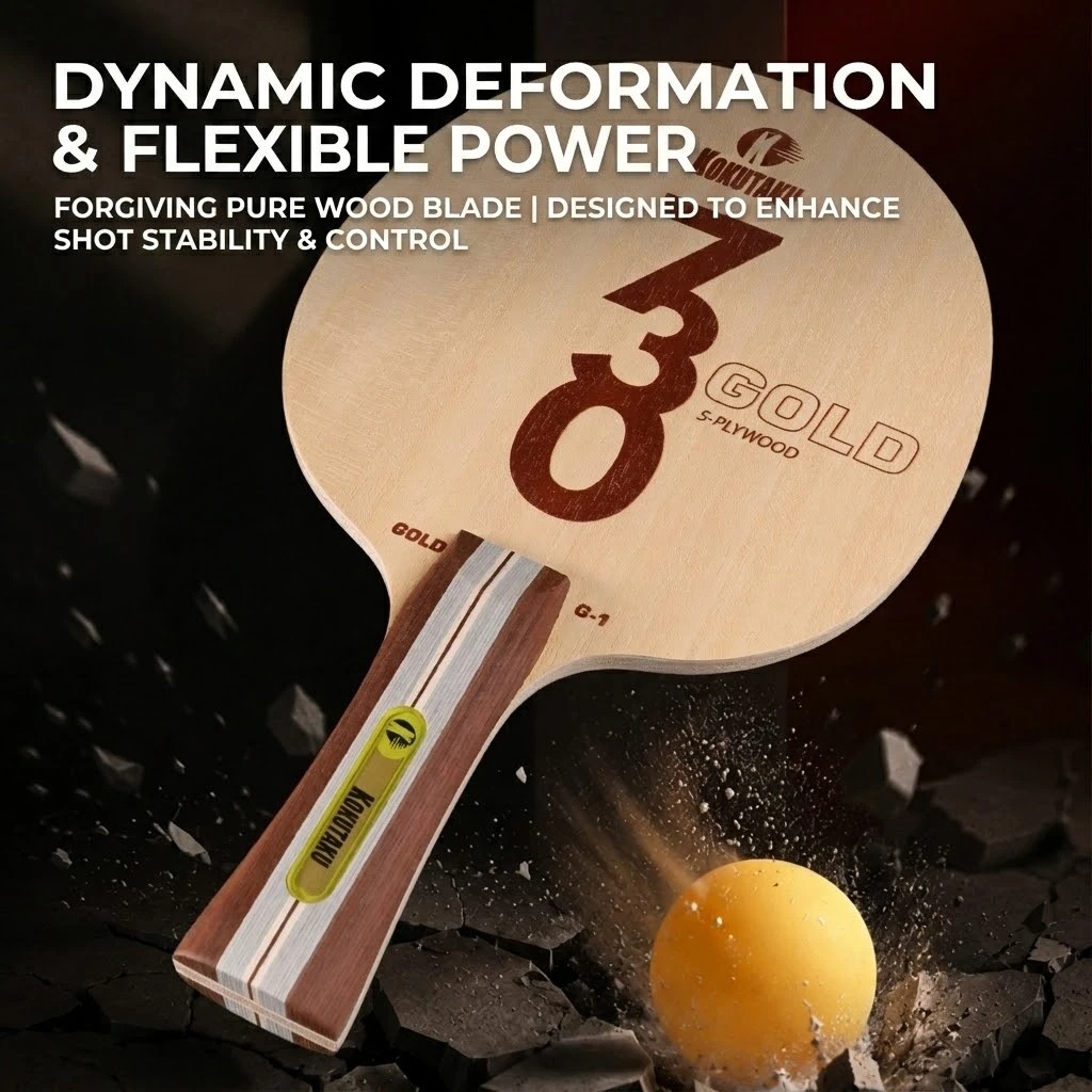 Kokutaku Tischtennisschläger F – Table Tennis Blade Bewertung und Preis