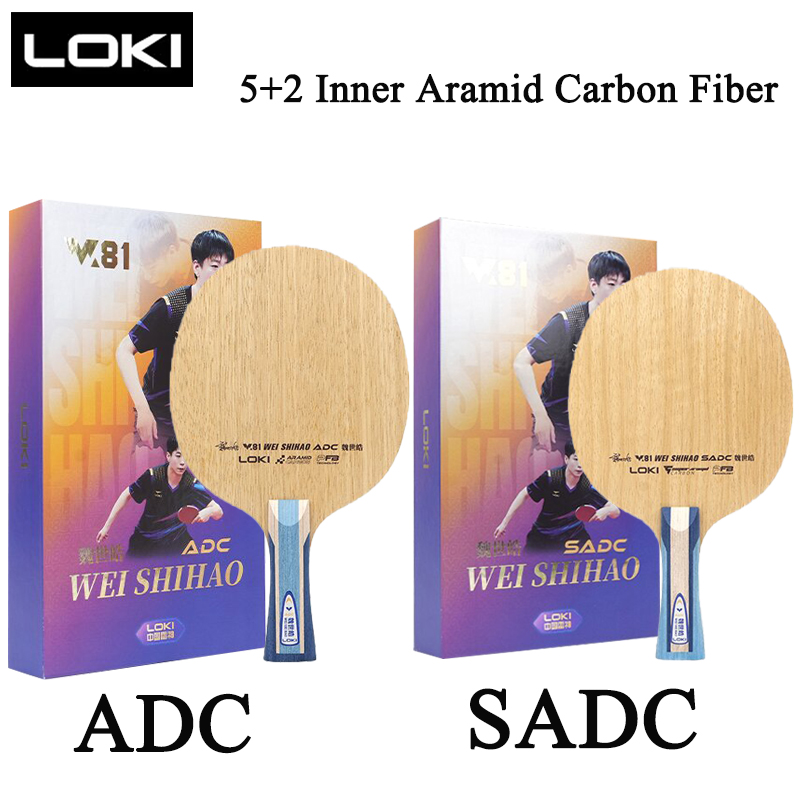LOKI W81 Serie ADC SADC Tischt – Table Tennis Blade Bewertung und Preis