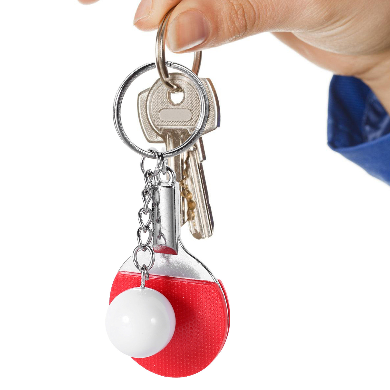6 Stück Tischtennisball-Schlüs – Table Tennis Keychain Bewertung und Preis
